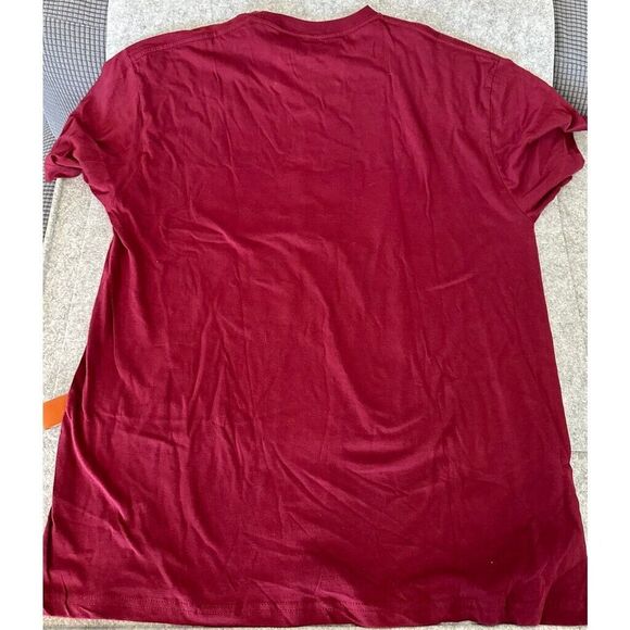 PacSun Young & Reckless Burgundy Red Graphic T-shirt 100% Cotton Sz Small NWT - Picture 5 of 6